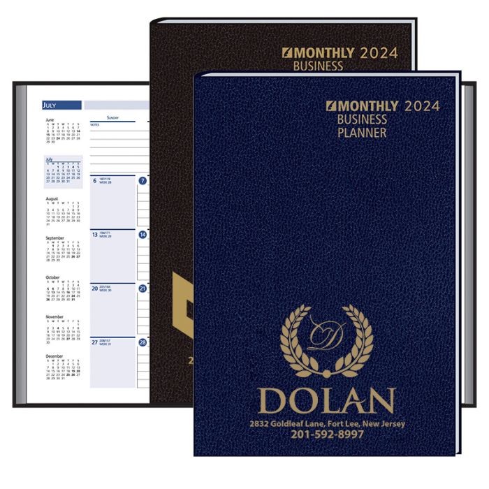 Custom Printed Business Planning Manual Monthly Planner