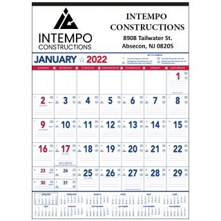 Patriotic 13 Sheet Contractor Memo Planners