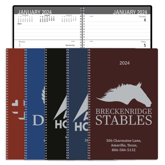 Promotional Logo Classic Weekly Desk Planner