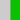 White/Transparent Green