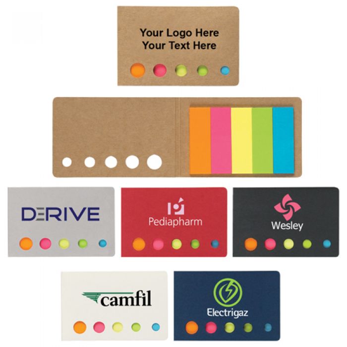 Custom Printed Sticky Flags In Pocket Cases