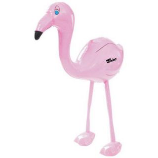 27 Inch Pink Awareness Inflatable Flamingo