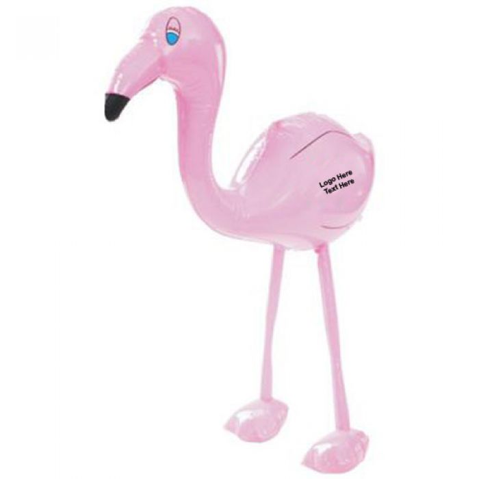 27 Inch Custom Pink Awareness Inflatable Flamingo