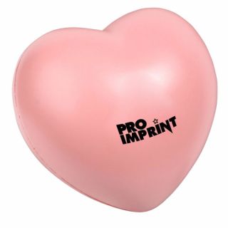 Breast Cancer Awareness Heart Shaped Stress Relievers