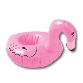 ized Pink Awareness Inflatable Flamingo Beverage Coasters