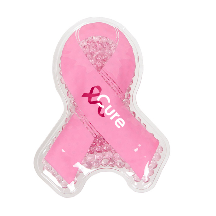 Promotional Awareness Ribbon Shaped Hot and Cold Packs