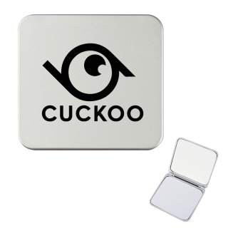 Pink Awareness Compact Mirror with Dual Magnification