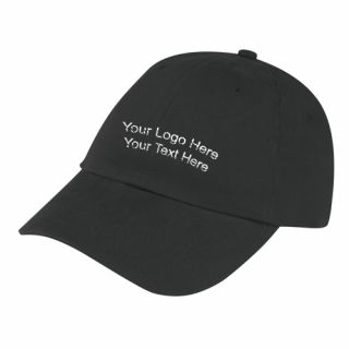 Logo Low Profile Brushed Cotton Twill Caps