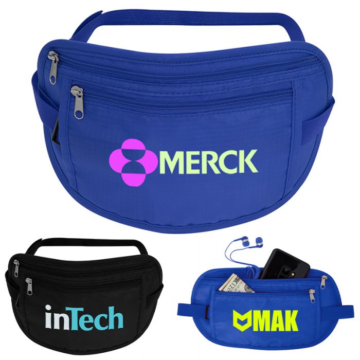 Custom Imprinted Leisure Travel Money Belts