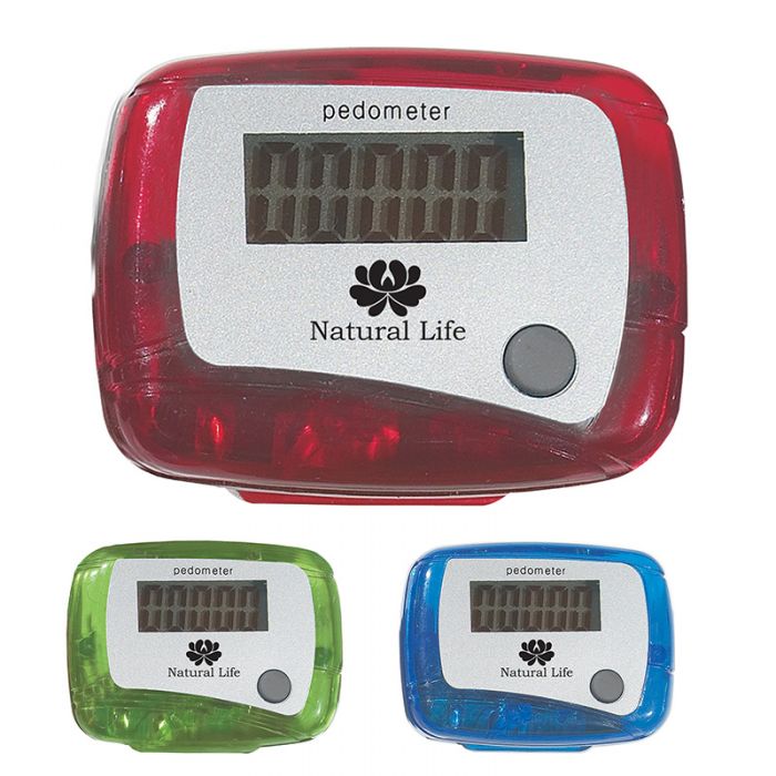 Personalized In Shape Pedometer with Molded Clip