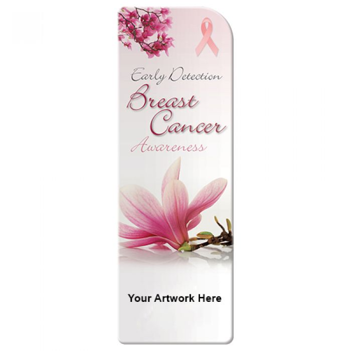 Custom Printed Breast Cancer Awareness - Early Detection Bookmarks