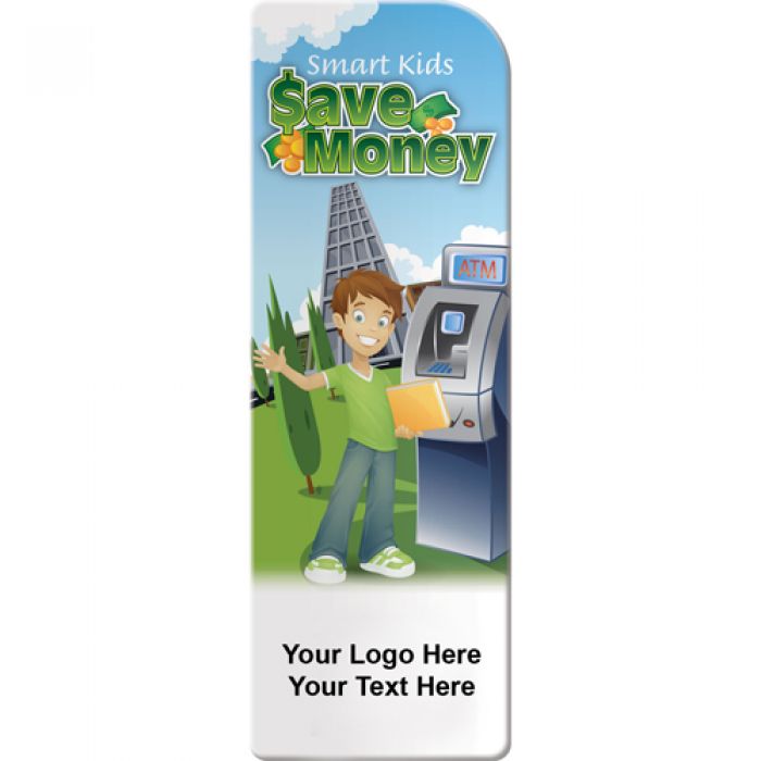 Custom Printed Smart Kids Save Money Bookmarks