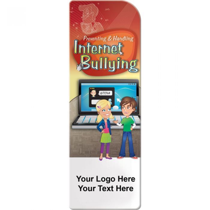 Logo Imprinted Preventing and Handling Internet Bullying Bookmarks