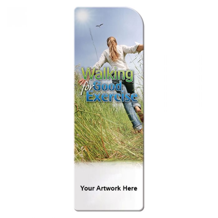 Logo Imprinted Walking for Good Exercise Bookmarks