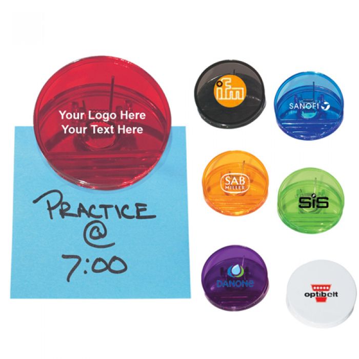 Custom Printed Round Shape Clip Magnets