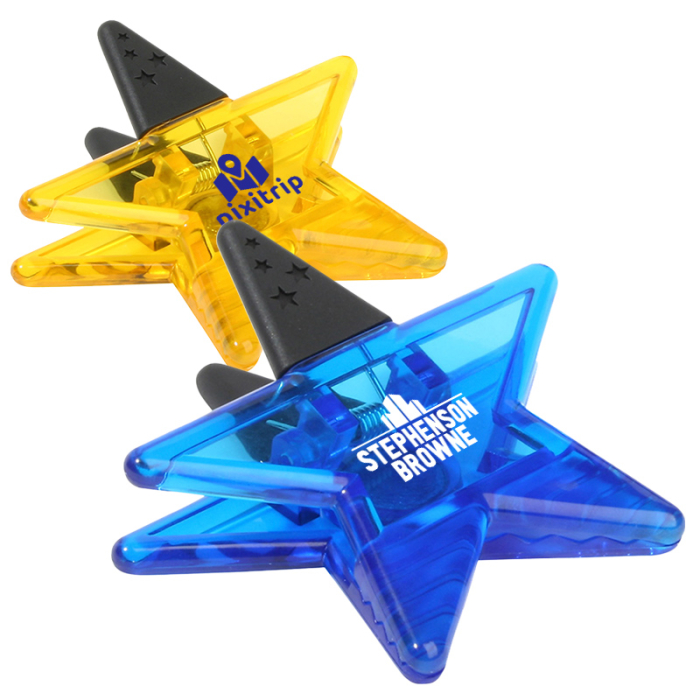 Custom Printed Super Star Magnetic Power Clips