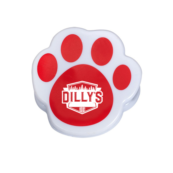 Promotional Pet Paw Shaped Magnetic Memo Clips