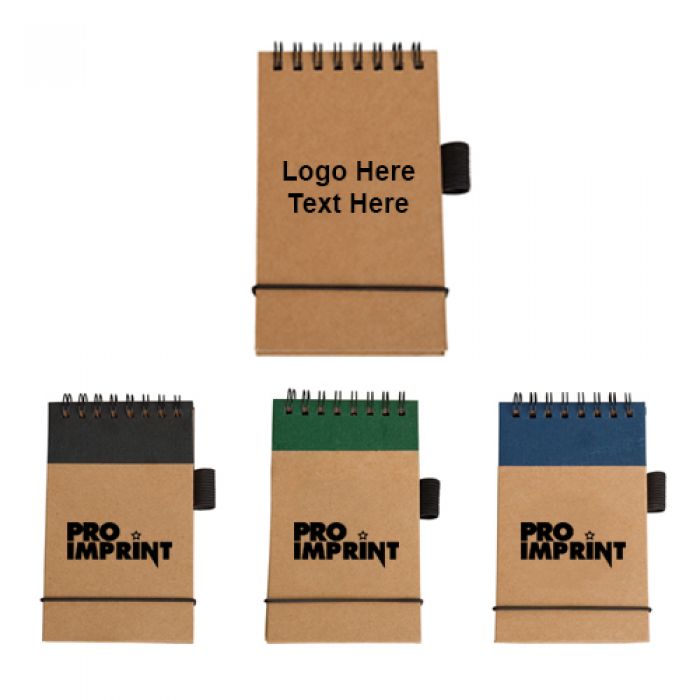 Custom Imprinted Eco Pocket Spiral Jotter