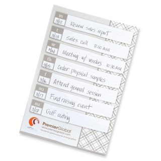 Printed 6 x 9 Large Adhesive Notepads-25 Sheets