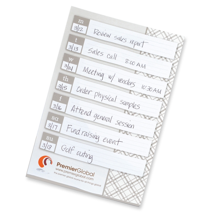 Custom Printed 6 x 9 Large Adhesive Notepads-25 Sheets