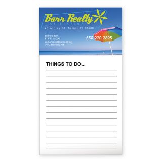 BIC® Business Card Magnet with 50 Sheet Notepad
