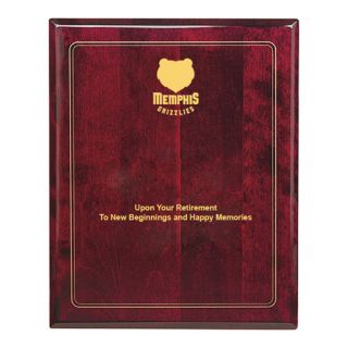 8 x 10 Logo Jaffa Rosewood Plaques