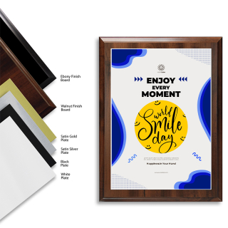 ized 7 x 9 Inch Full Color Plaques