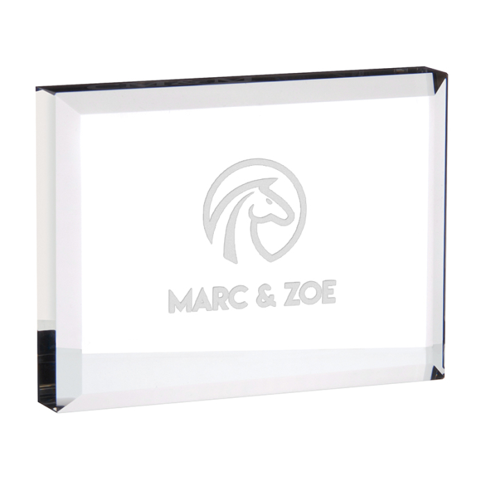 Personalized Crystal Paperweights
