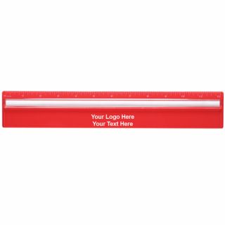 Printed 12 Inch Ruler With Magnifying Glass