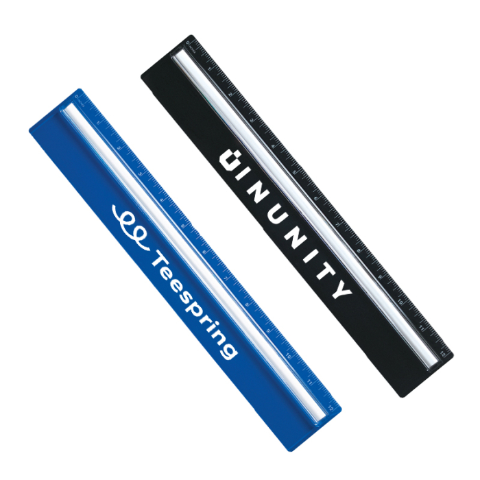 Custom Printed 12 Inch Ruler With Magnifying Glass