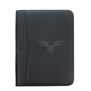 Printed Arrow Zippered Padfolios