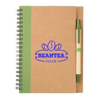 Eco Spiral Notebooks with Pens