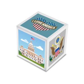 3 3/8 Inch Sticky Memo Note Cubes