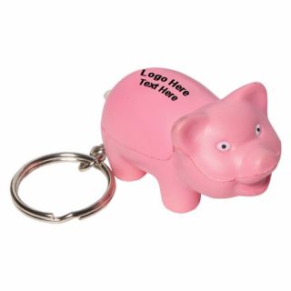 Pig Keychain Stress Relievers