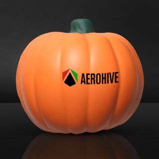 Printed Pumpkin Shaped Stress Relievers
