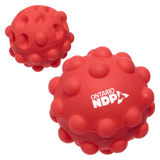 Custom Printed Push Pop Bounce Balls