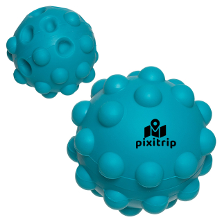 Printed Push Pop Bounce Balls