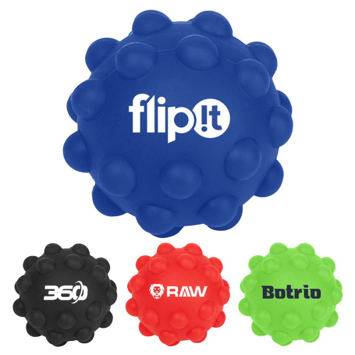 Custom Push Pop Bouncing Balls