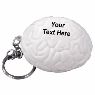 Brain Shaped Stress Reliever Keychains