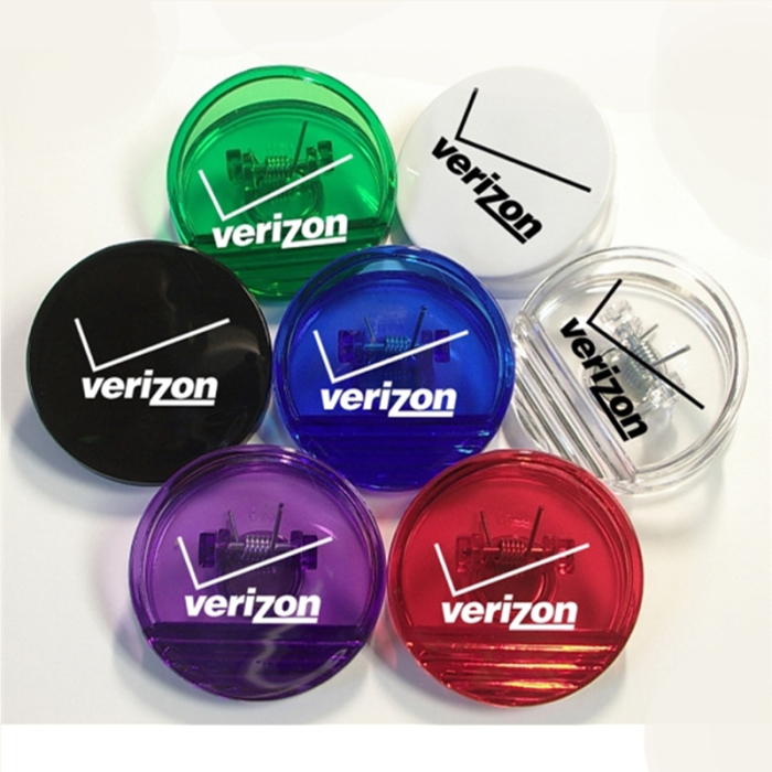 Custom Imprinted Round Shape Magnetic Memo Clip Holders