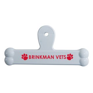 Printed 6 Inch Bone Shape Bag Clips