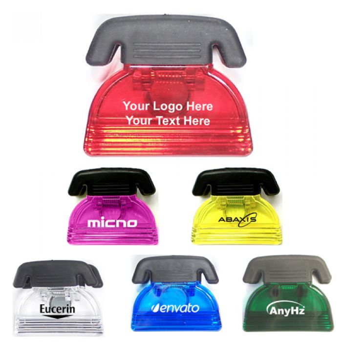 Custom Printed Jumbo Size Telephone Shaped Magnetic Memo Clip Holder