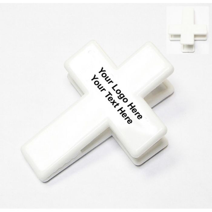 Promotional Cross Shape Magnetic Memo Clip Holder