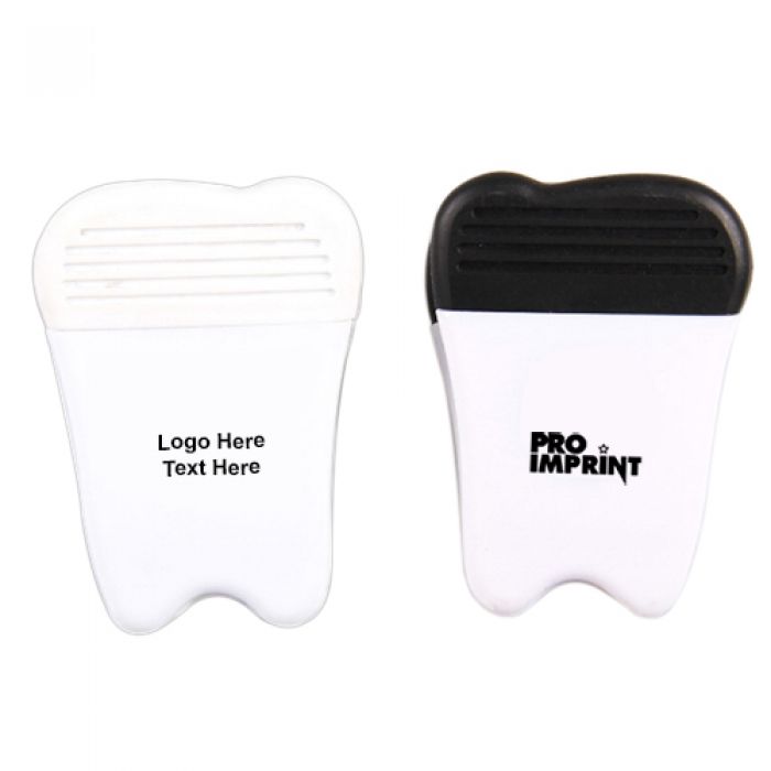 Promotional Tooth Shaped Magnetic Memo Clip Holder