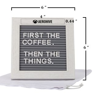 ized Cipher Wood Frames with Plastic Letter Board