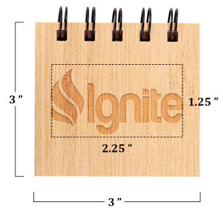 Mini Bamboo Sticky Note Sets
