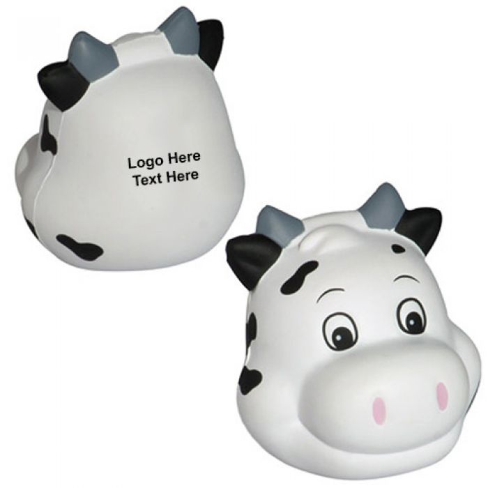 Custom Milk Cow Funny Face Stress Balls