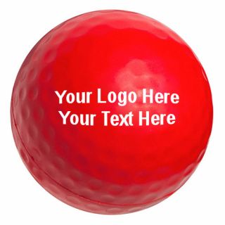 Printed Golf Ball Shaped Stress Balls