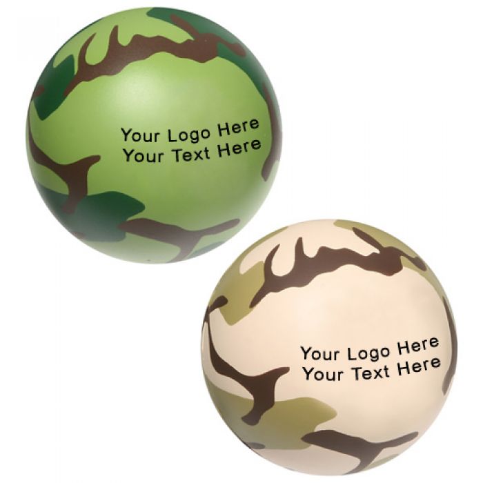 Personalized Camouflage Stress Balls
