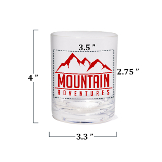 12 Oz Silipint® Clear Rocks Glasses